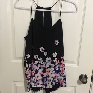 Express Barcelona Cami, size M, floral,spaghetti straps